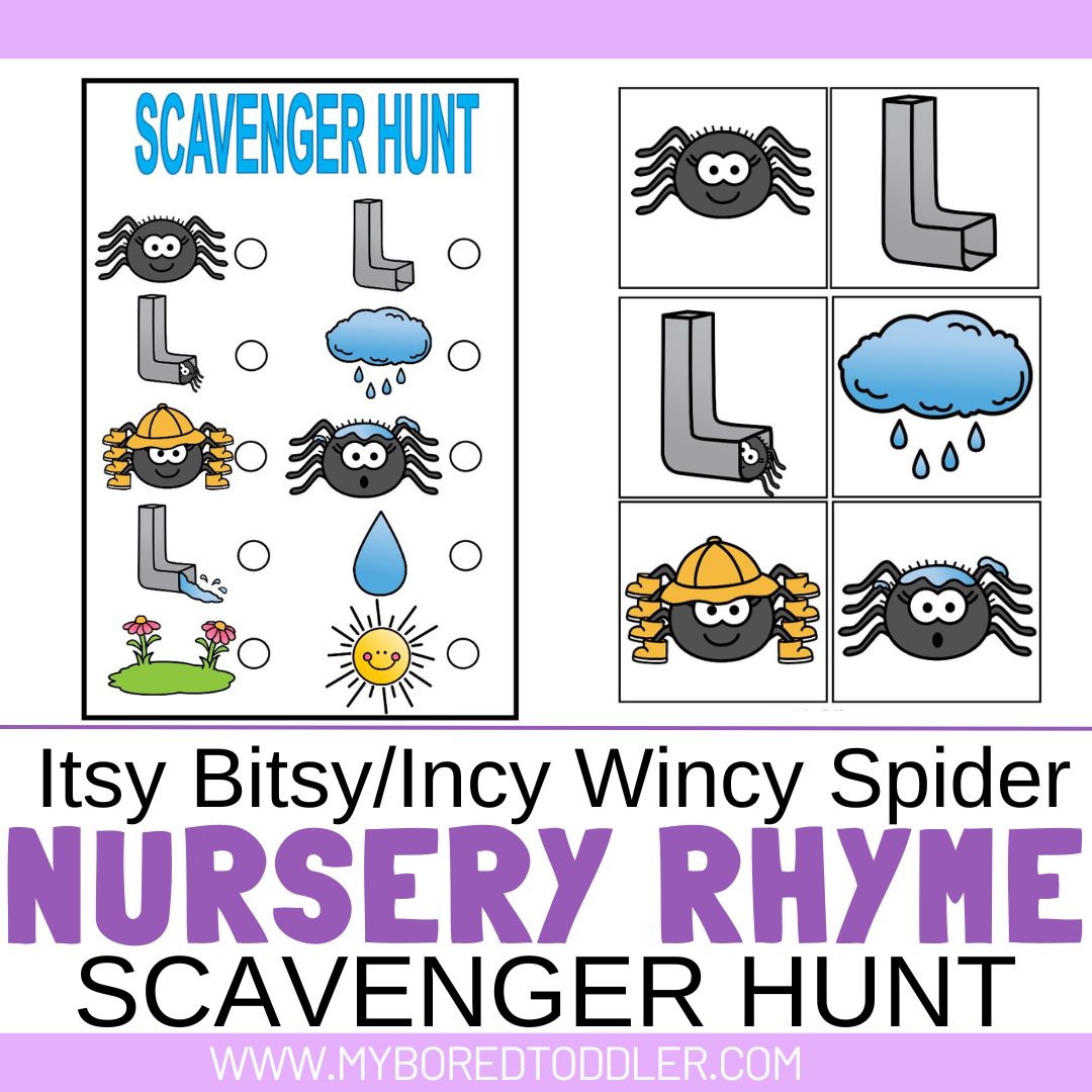 Nursery Rhyme Scavenger Hunt Bundle