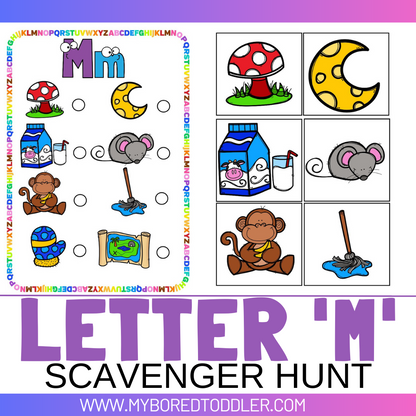 Alphabet Scavenger Hunt Bundle