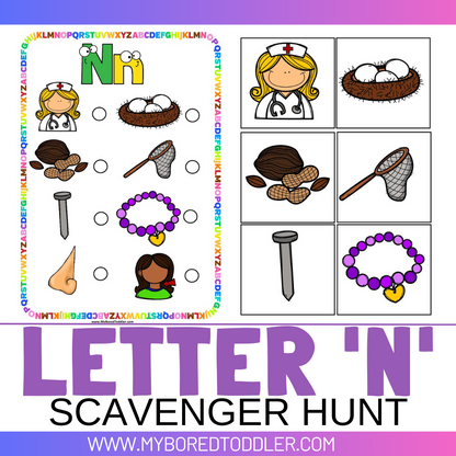 Alphabet Scavenger Hunt Bundle