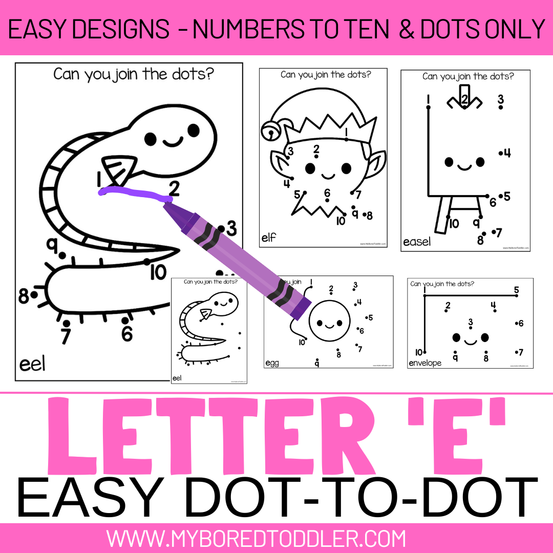 LETTER OF THE WEEK DOT-TO-DOT BUNDLE - (ALPHABET) - EASY DESIGNS