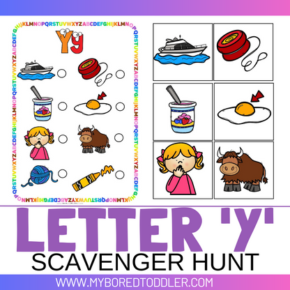 Alphabet Scavenger Hunt Bundle