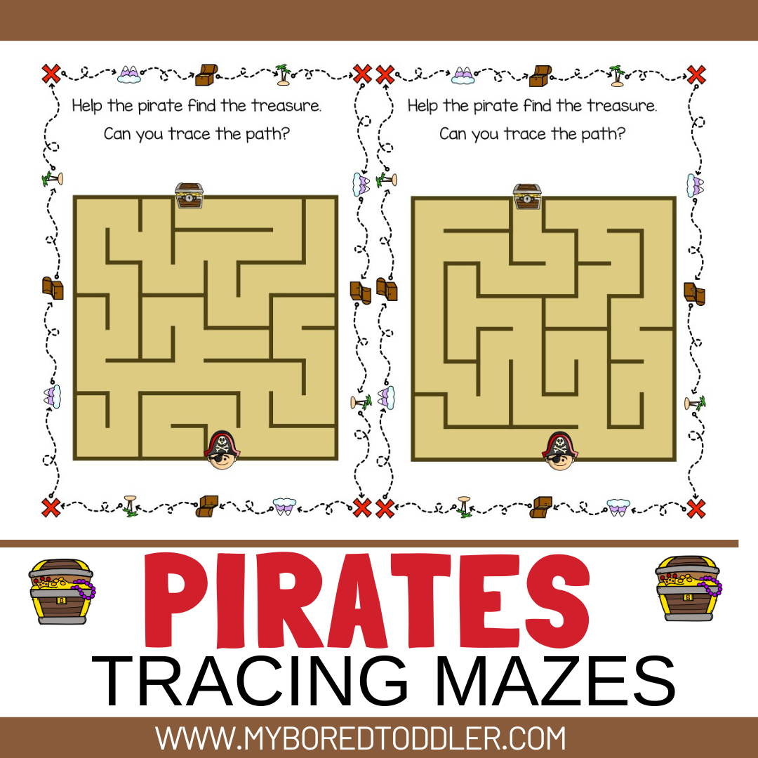 PIRATES Tracing Mazes