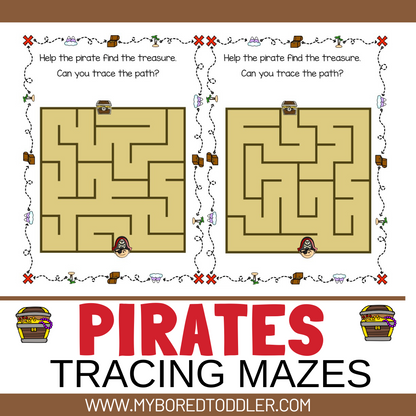 PIRATES Tracing Mazes