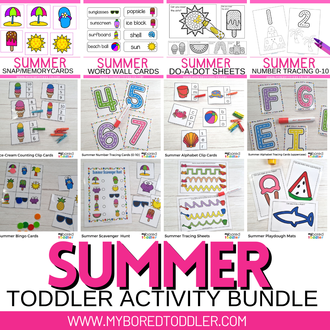 Summer Printable Pack – My Bored Toddler