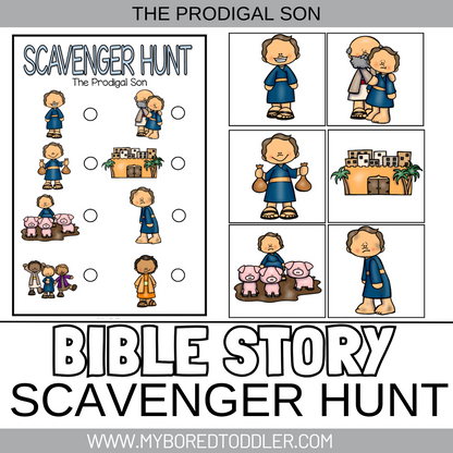 Bible Story Scavenger Hunt BUNDLE