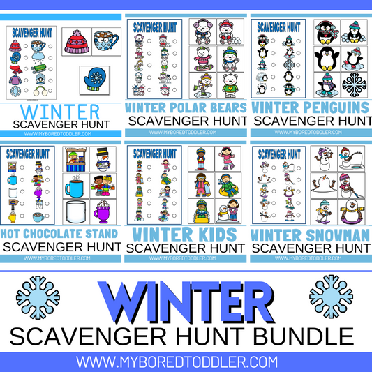 Winter Scavenger Hunt Bundle