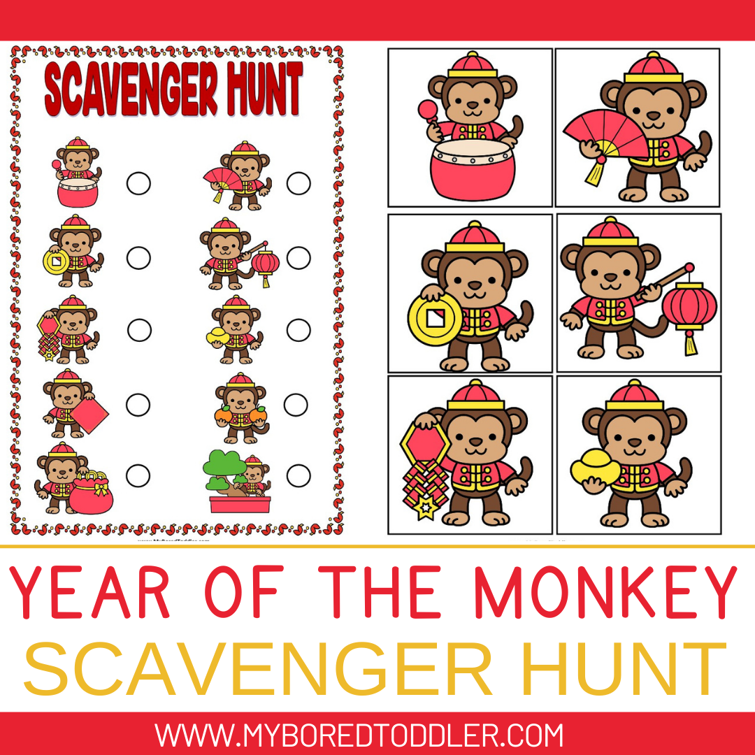 *FLASH SALE* LUNAR NEW YEAR / CHINESE NEW YEAR SCAVENGER HUNT BUNDLE YEAR OF ...