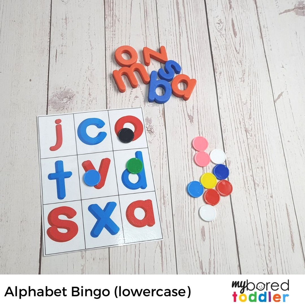 Alphabet Bingo Lowercase