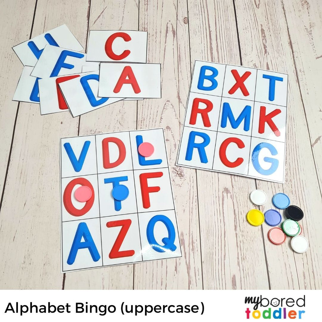 Alphabet Bingo Uppercase