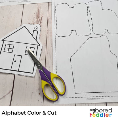 Alphabet Color & Cut Sheets