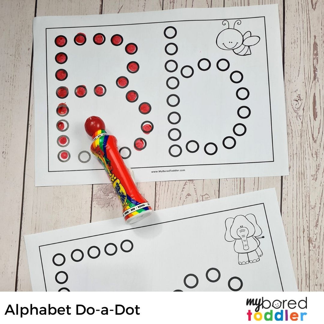 Alphabet Do-A-Dot Sheets
