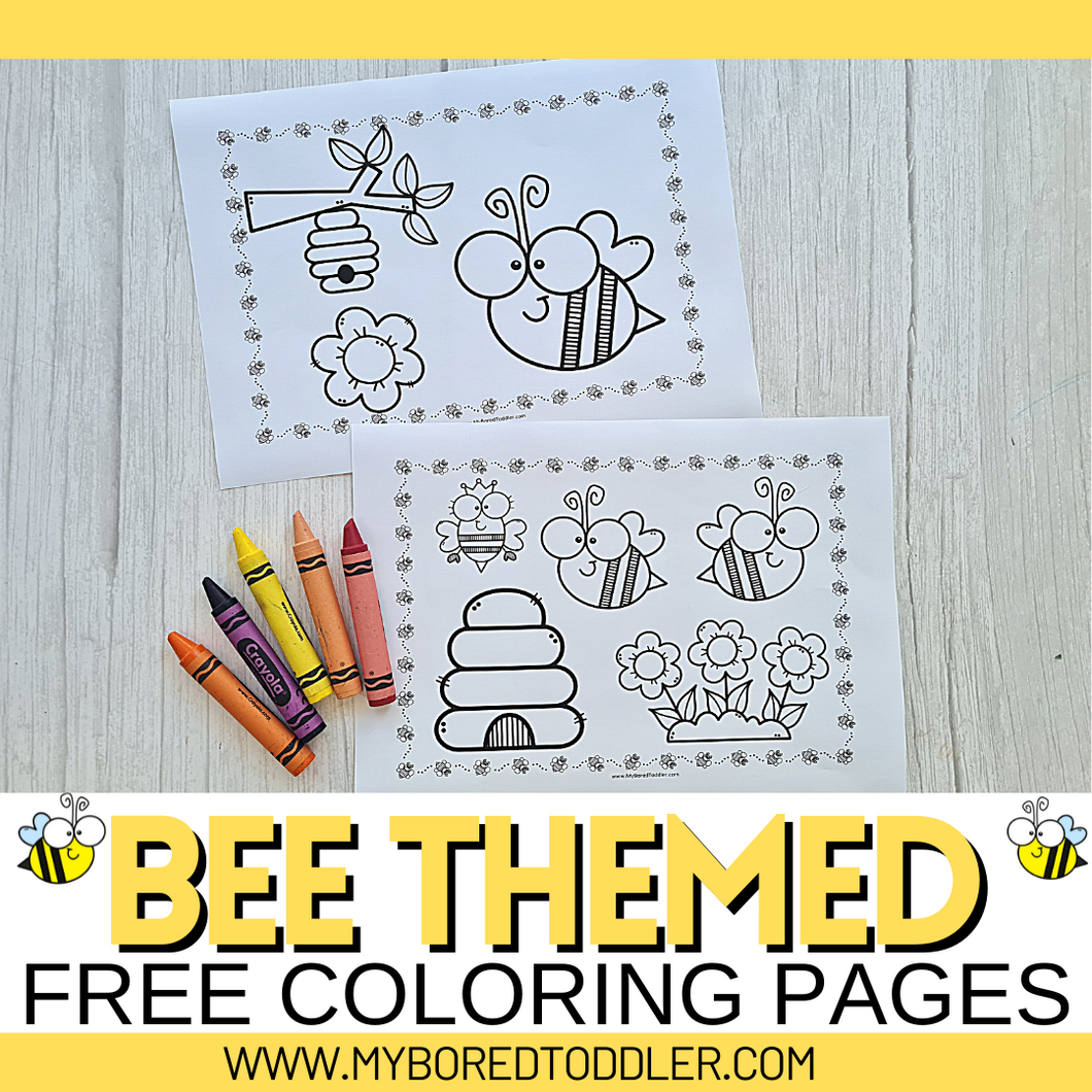 BEE coloring pages