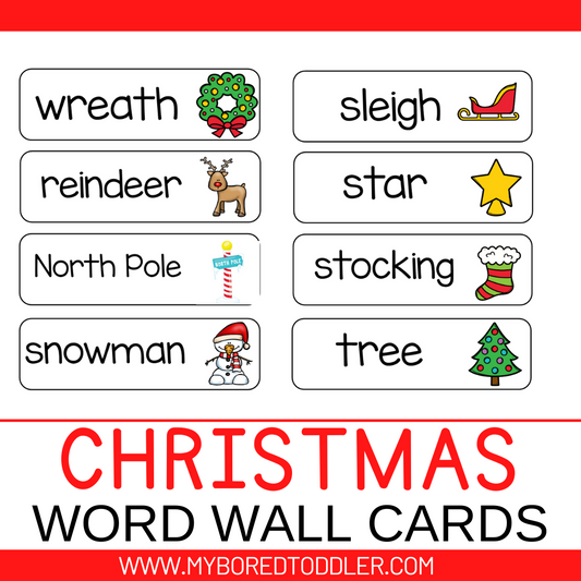 CHRISTMAS WORD WALL