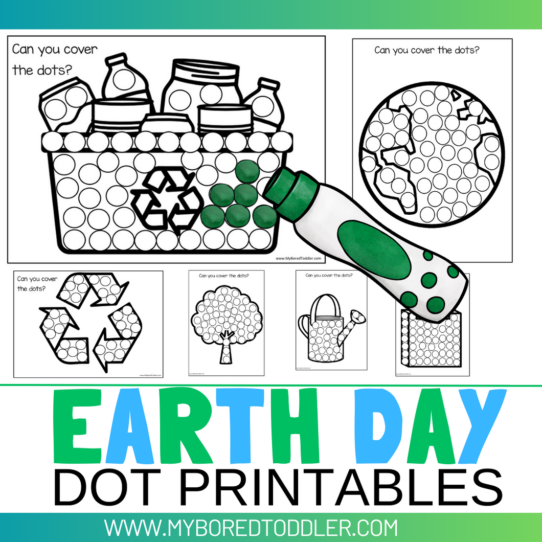 Earth Day Dot Printables