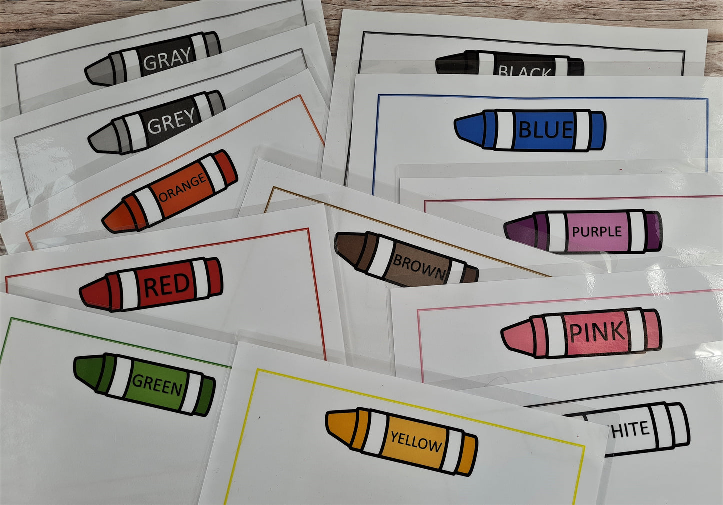 Color Matching and Sorting Cards  - FREE