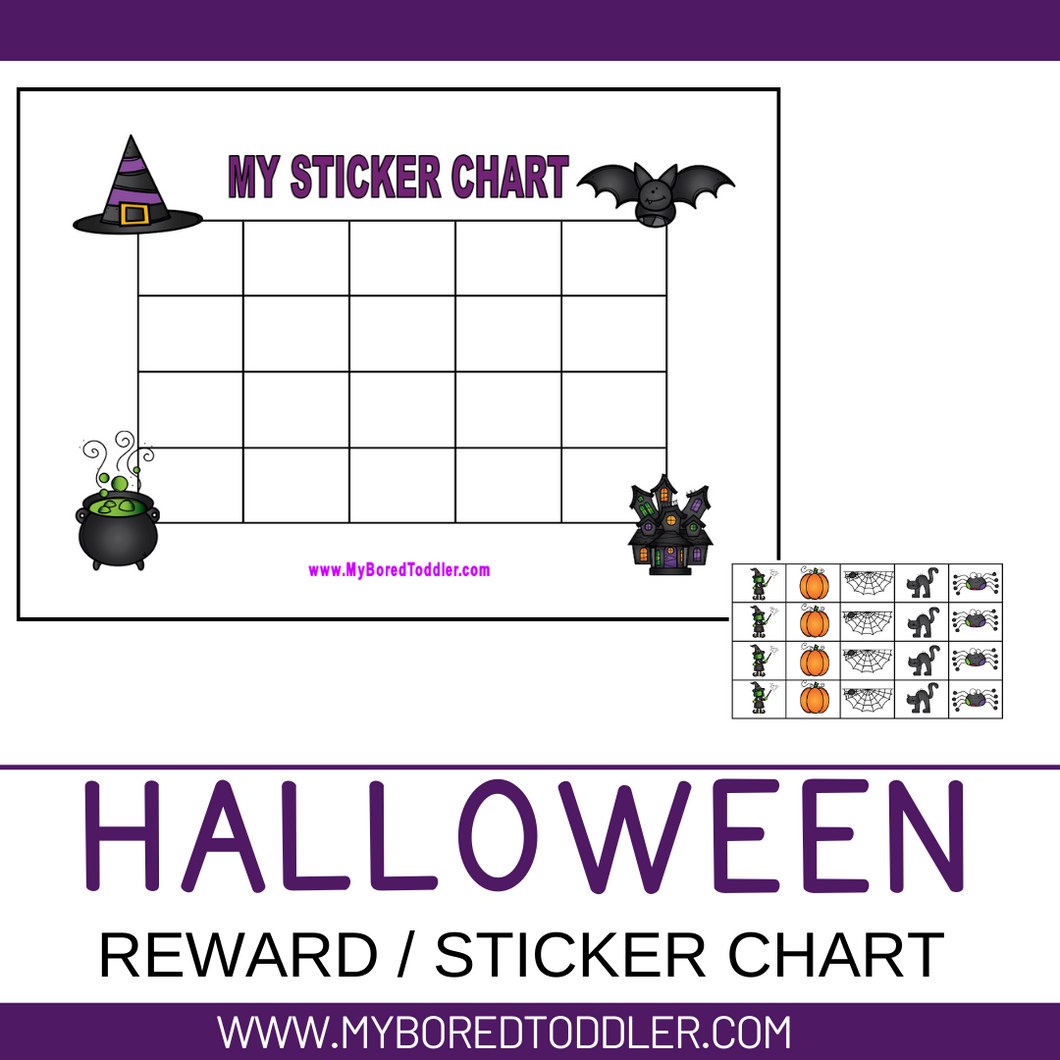 Halloween Sticker / Reward Chart