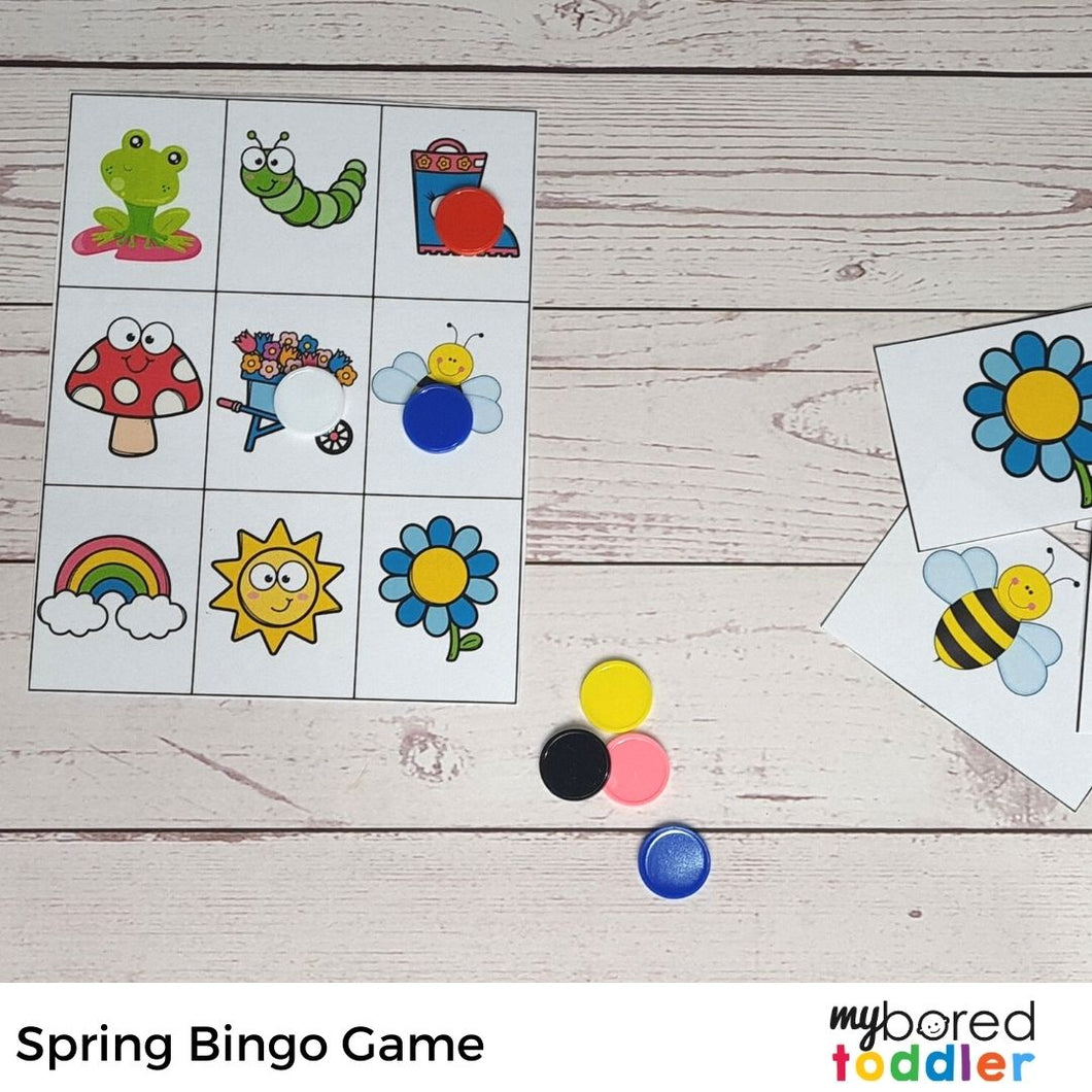 Spring Bingo Cards