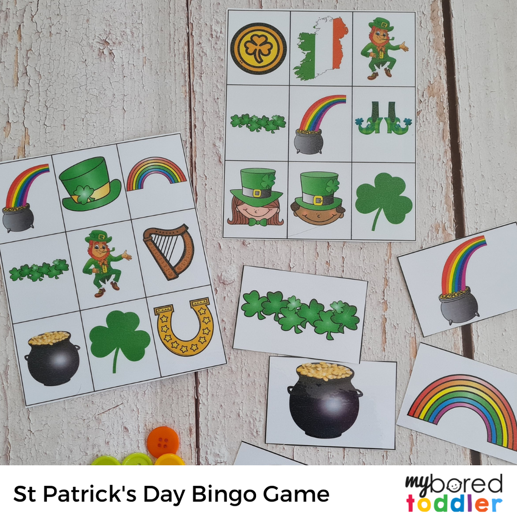 St Patrick's Day Bingo Game