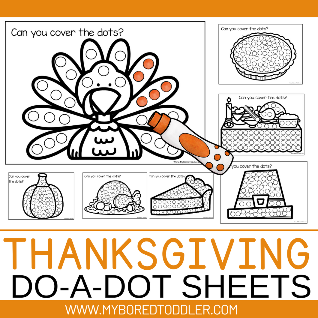Thanksgiving Do-a-Dot Sheets
