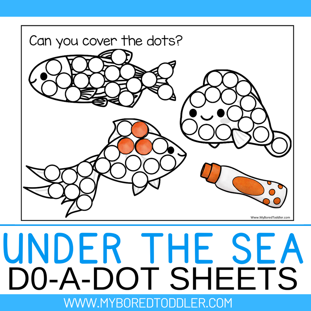 Under the Sea / Ocean Do-a-Dot Sheets