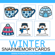 Load image into Gallery viewer, Winter Toddler Printable Bundle
