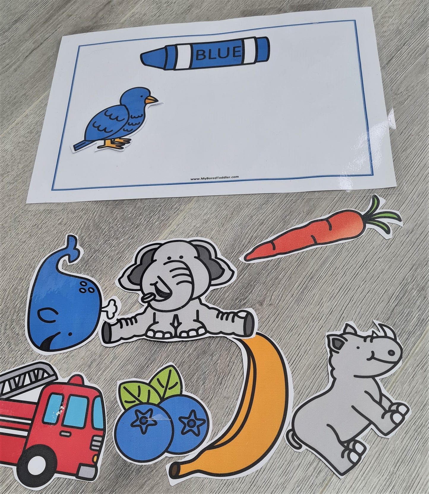 Color Matching and Sorting Cards  - FREE