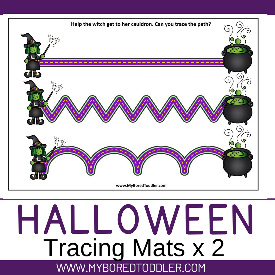 Halloween Tracing Mats