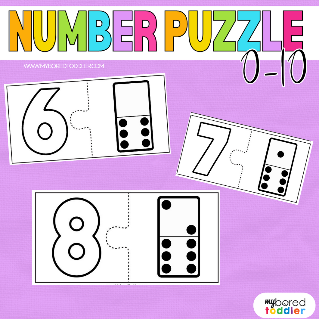 Number Puzzles Dominoes - 0-12