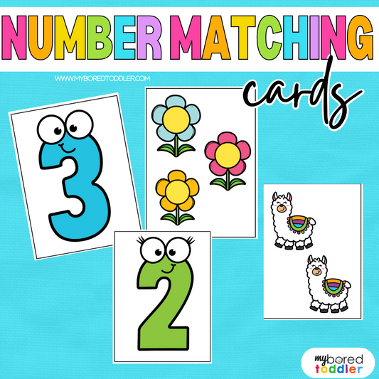 Number Matching Cards 0-10