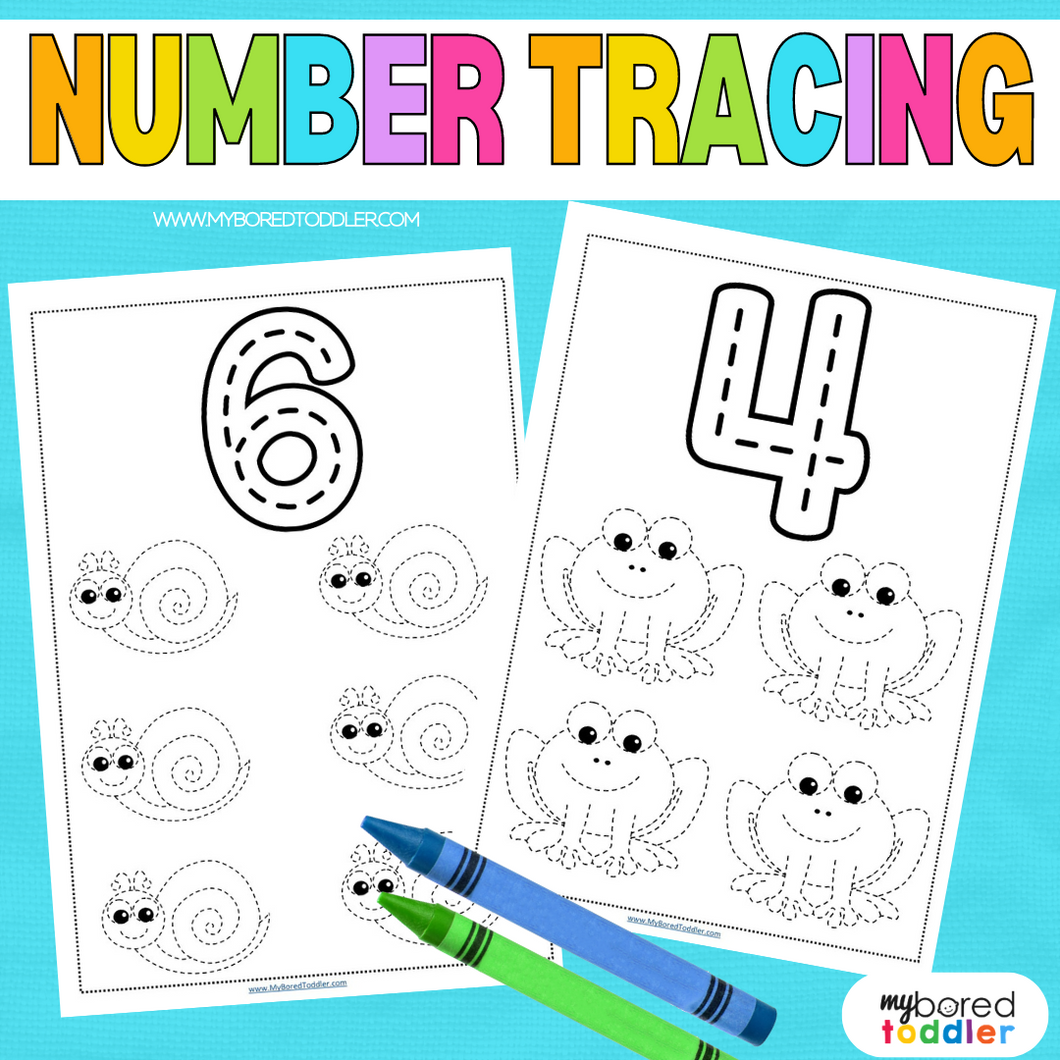 Number Tracing Sheets 0-10