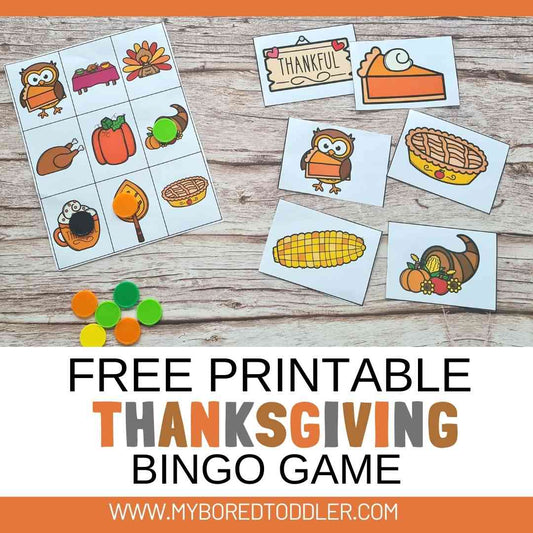 Thanksgiving Bingo Game