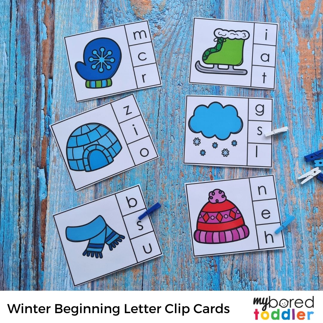 Winter Toddler Printable Bundle