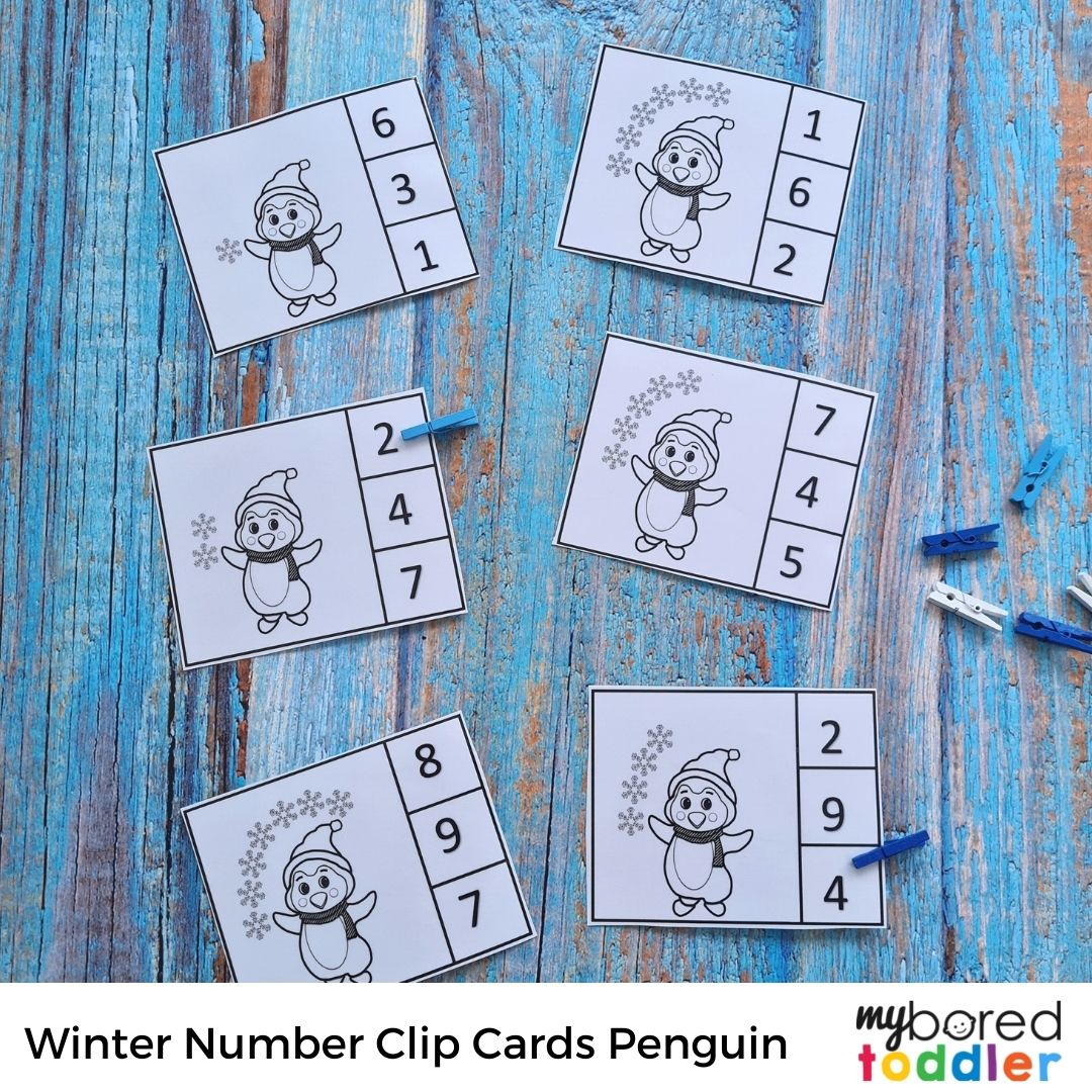 Winter Toddler Printable Bundle Flash Sale