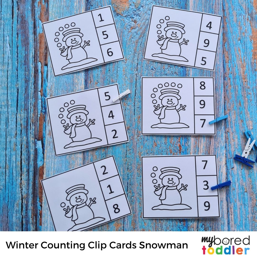 Winter Toddler Printable Bundle Flash Sale