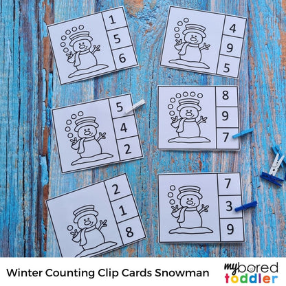 Winter Toddler Printable Bundle Flash Sale