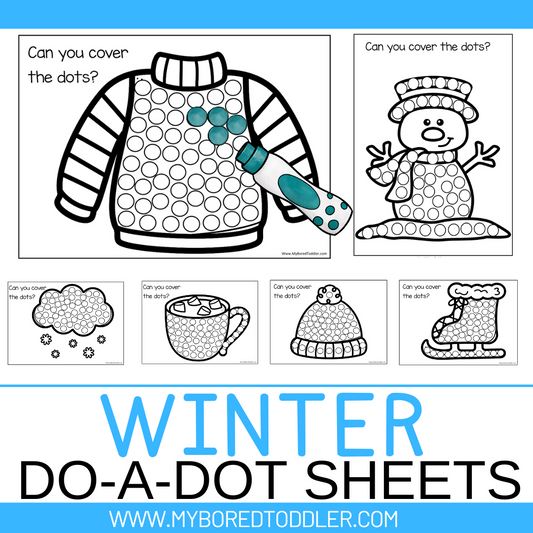 Winter Do-a-Dot Printables