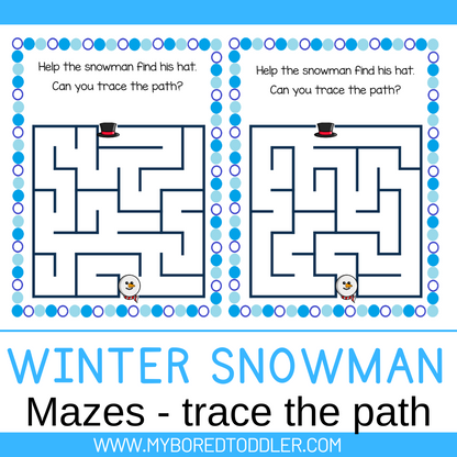 Winter Toddler Printable Bundle Flash Sale